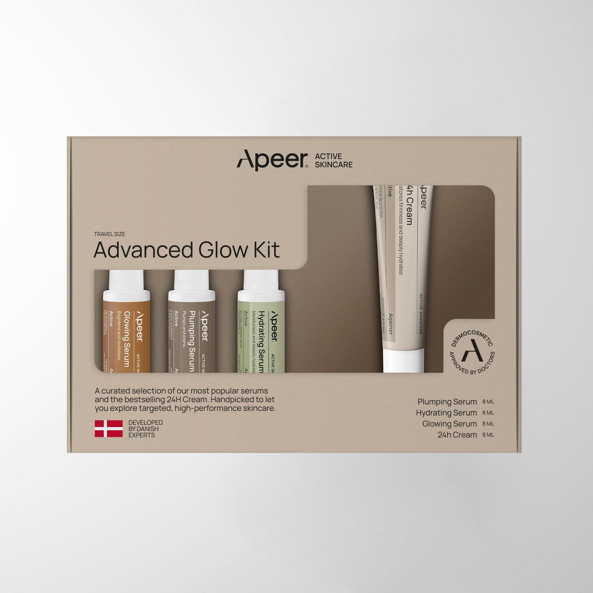 Advanced Glow KIT, travel sizes